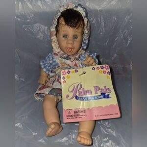 Palm Pals Bean Bag Kids Doll with Blue Outfit Bundle of Six